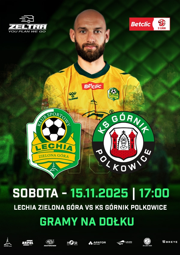 Bilety KS Lechia Zielona Góra vs KS Górnik Polkowice