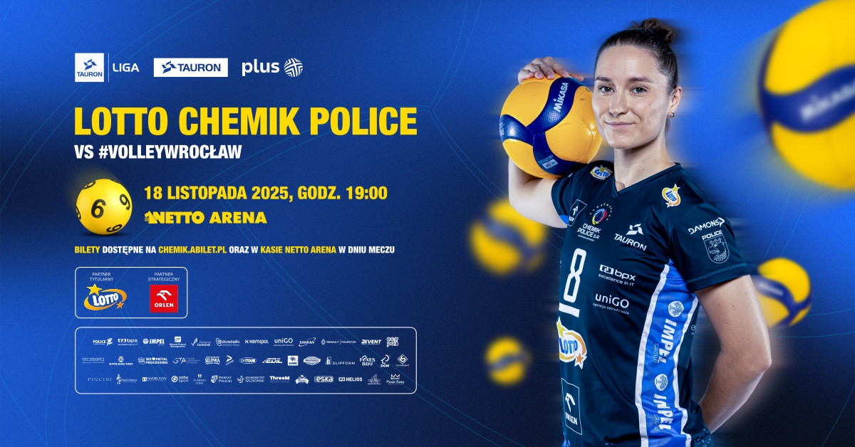 Lotto Chemik Police vs #VolleyWrocław